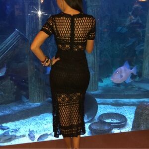 Charlotte Russe black lace dress